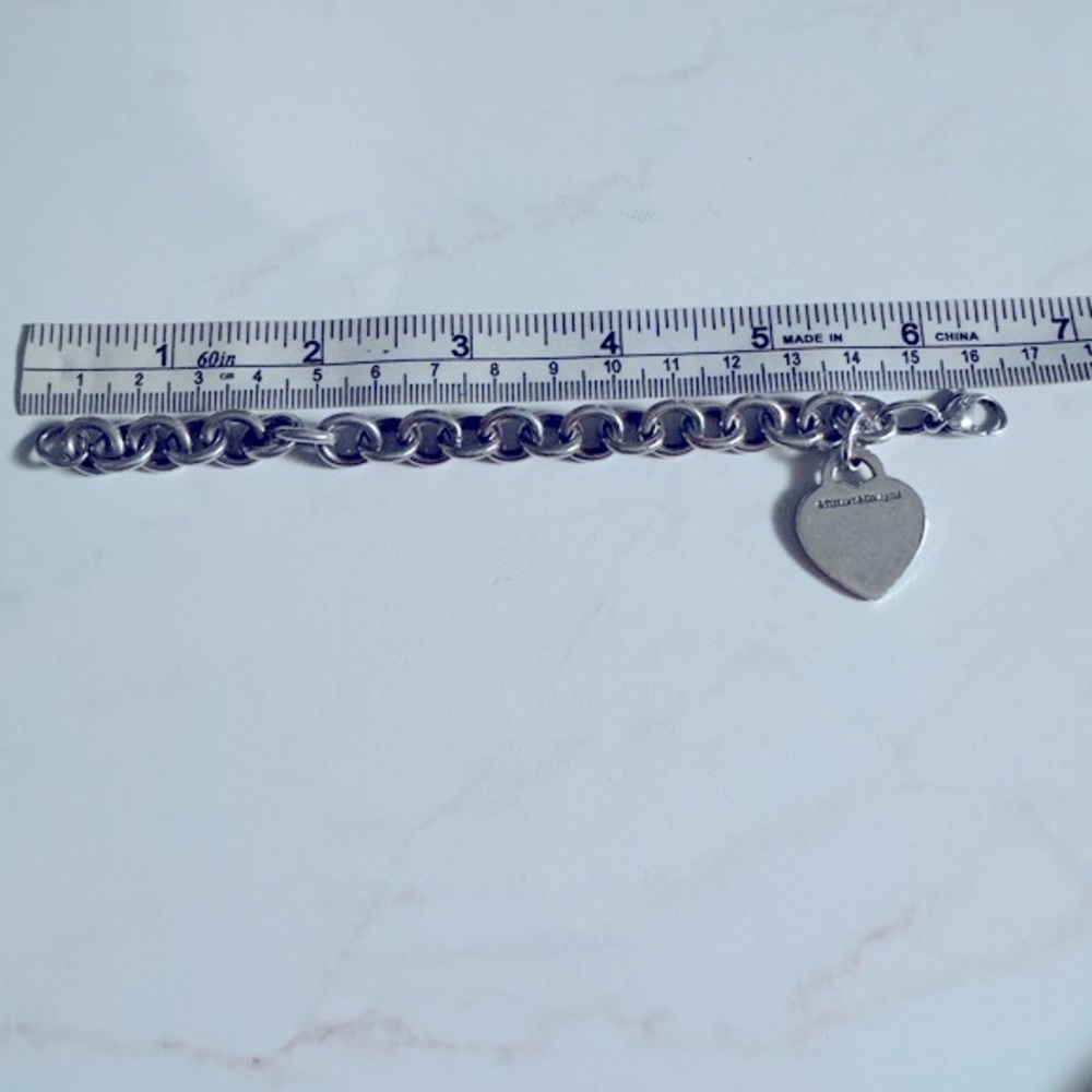 ❗️SOLD❗️Tiffany & Co. heart tag bracelet with a diamond - Picture 4 of 4